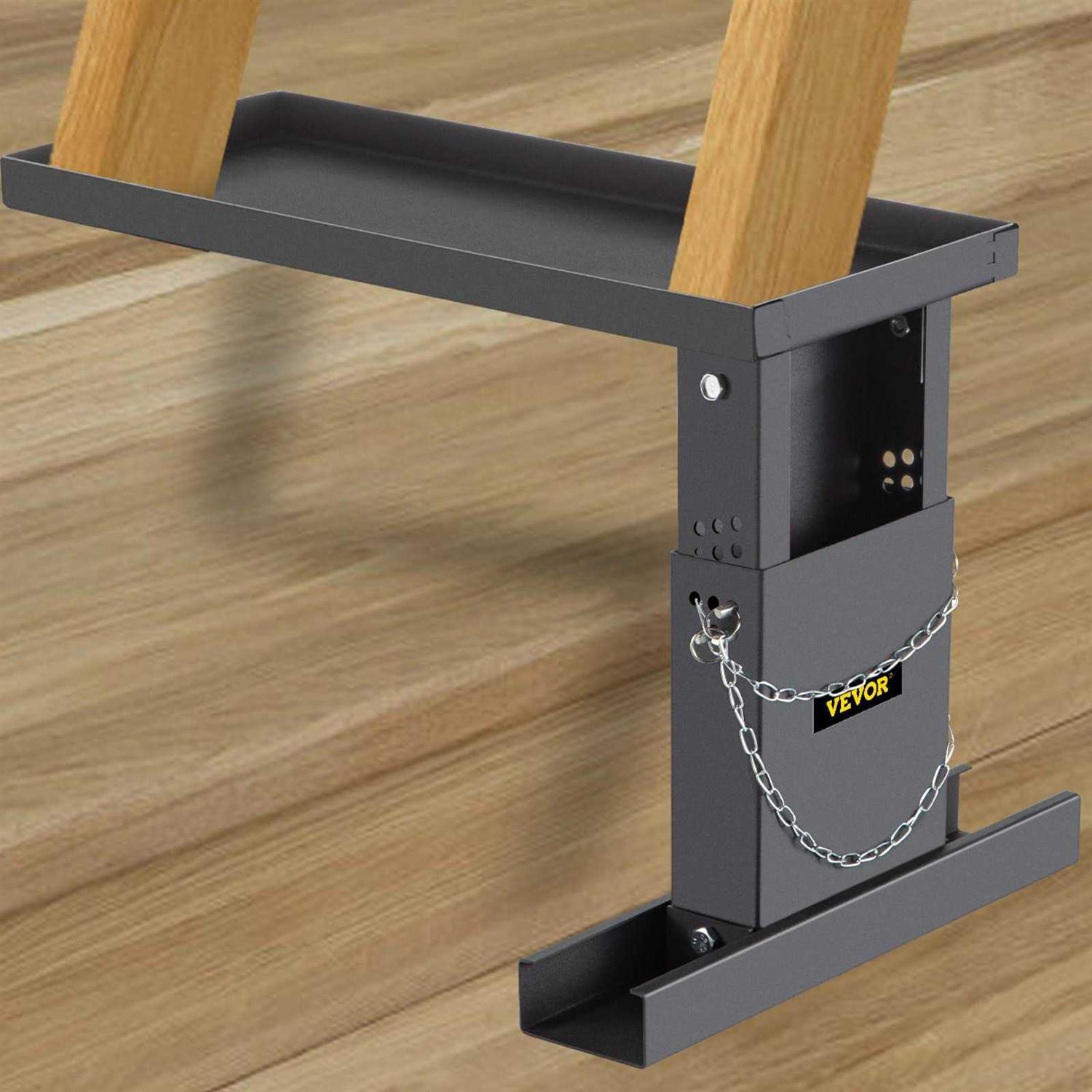 VEVOR 23.4×7.6-Inch Ladder Extender Extension Ladder 12.25-19.7-Inch Adjustable Height Range - Cheap Fitting