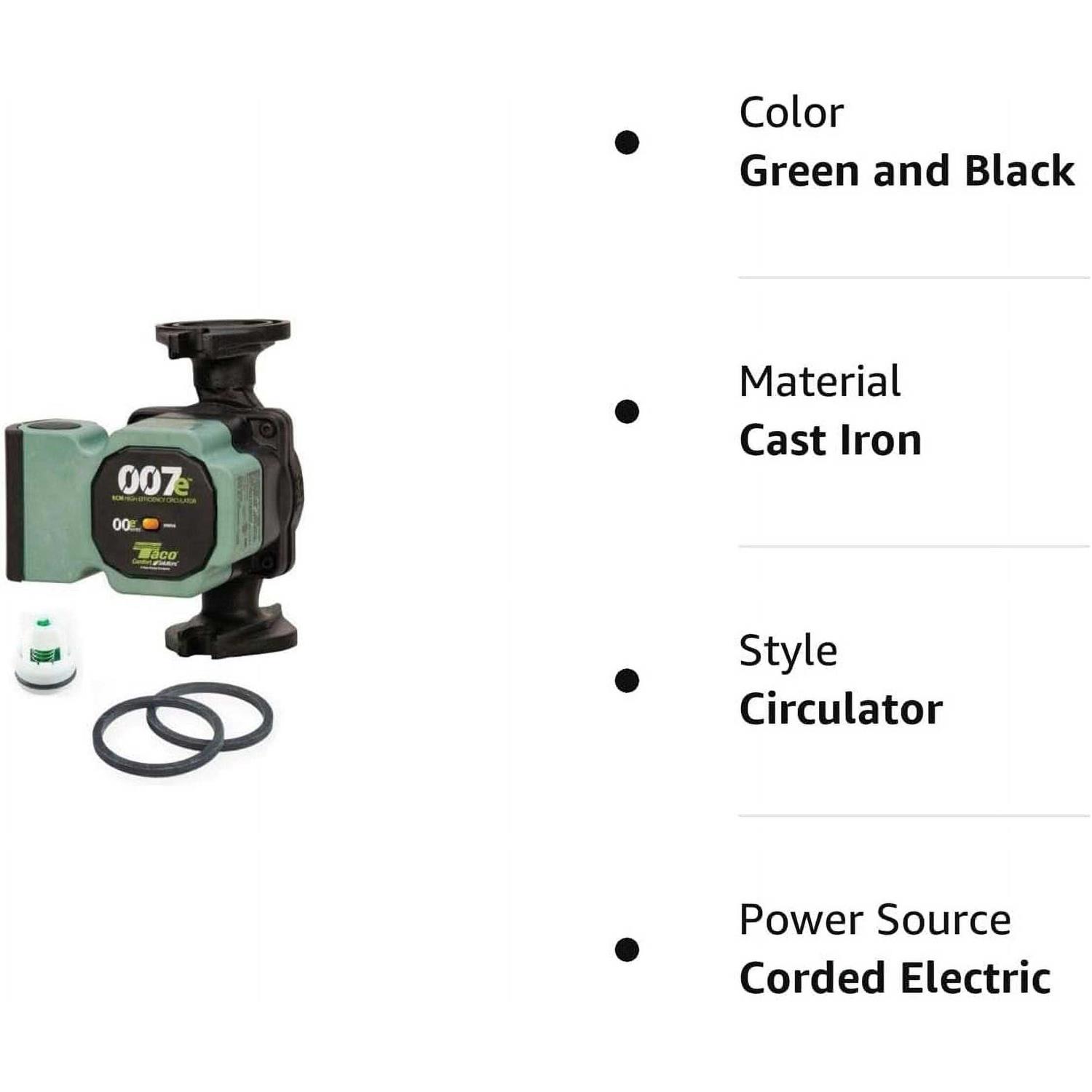 Taco 007e-F2 Emc High Efficiency Circulator VB1016-HY1-FC2A00 - Cheap Fitting
