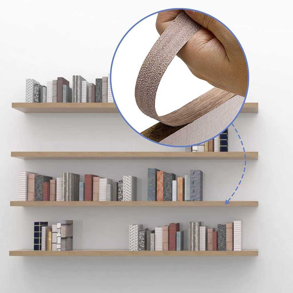 MOLIGOU Walnut Wood Veneer Roll 2”×50′ Plywood Edge Banding Strips - Cheap Fitting