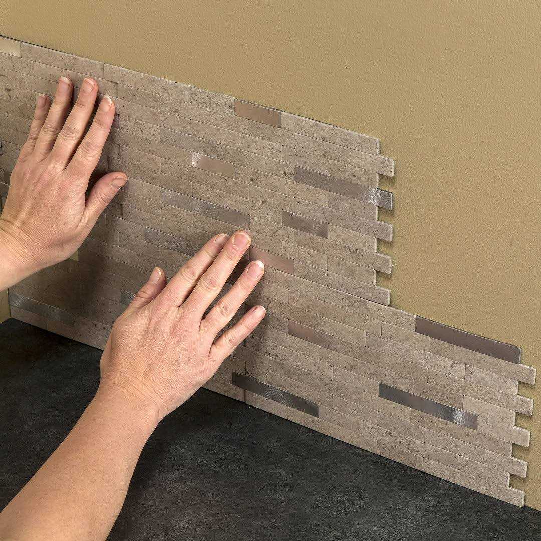 Aspect Peel and Stick Collage Tile - Cheap Fitting