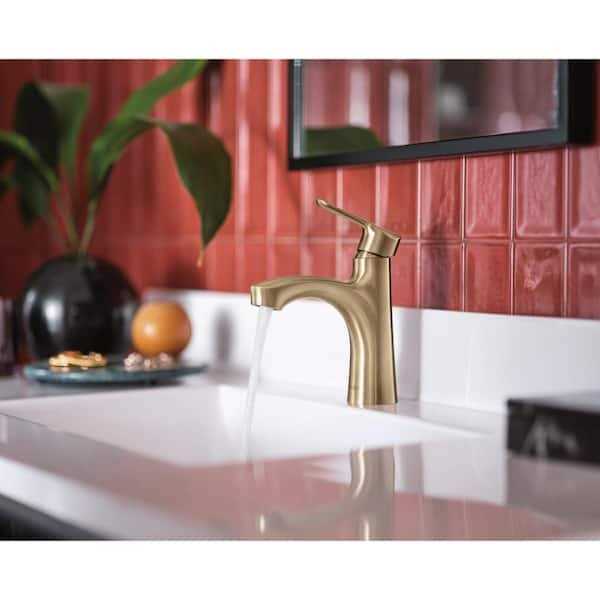 MOEN Findlay Single-Handle Single-Hole Bathroom Faucet - Cheap Fitting