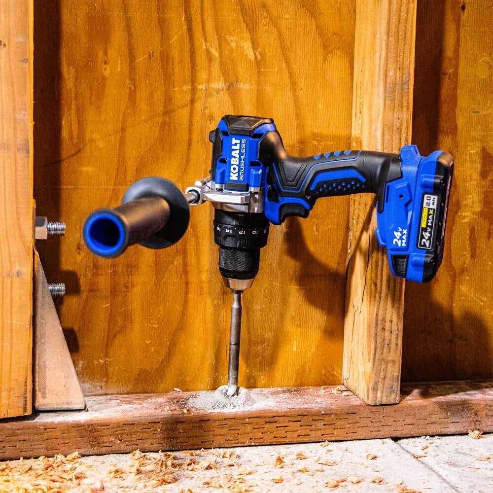 Kobalt 1/2-in 24-volt-Amp Variable Speed Brushless Cordless Hammer Drill - Cheap Fitting