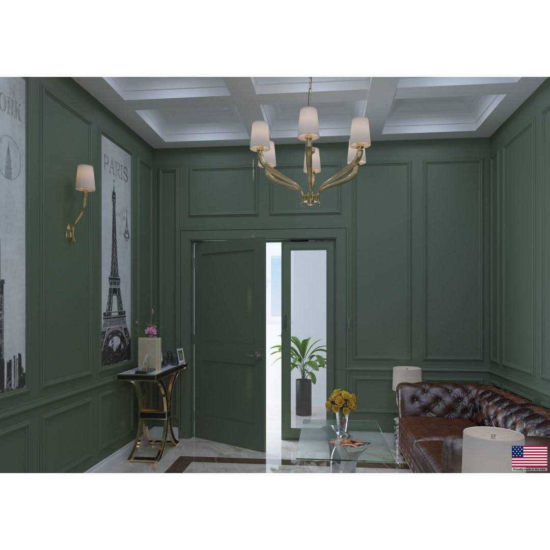 Gauss Interior Door Solid Core Double Panel Pre-Hung Primed RESO - Cheap Fitting