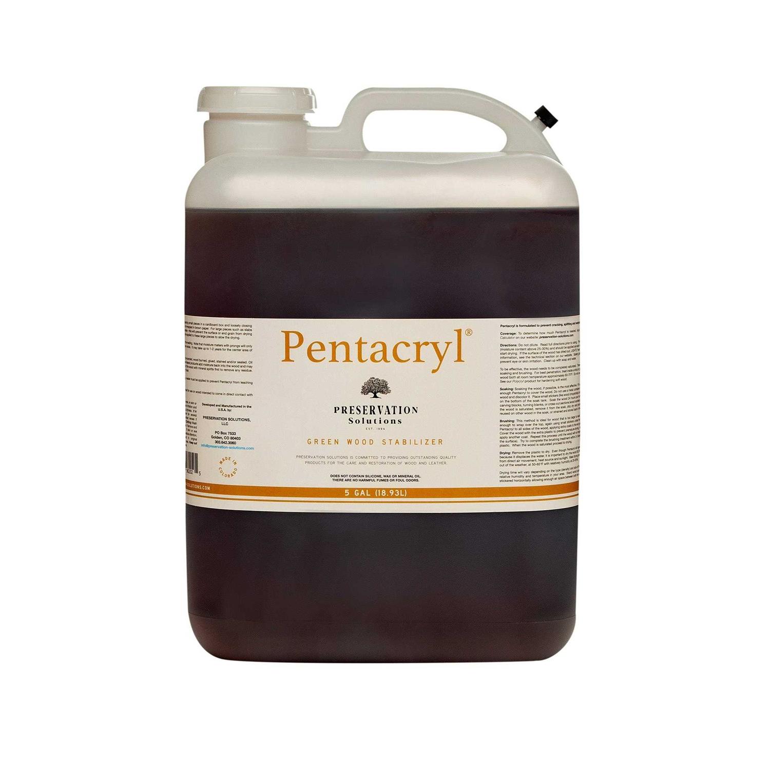 Preservation Solutions Pentacryl Green Wood Stabilizer - Cheap Fitting