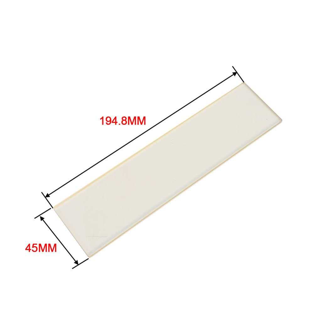 scottchen pro ceramic glass platen liner/ceramic glass platen for belt sander grinder 200 * 50 * 5mm - Cheap Fitting