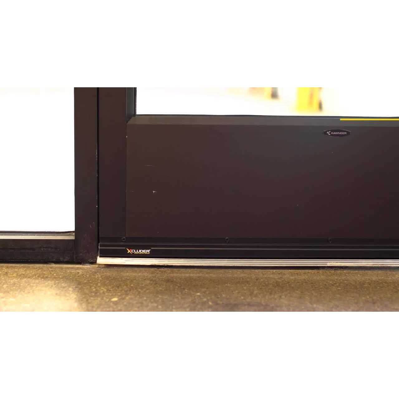 Xcluder 48 in. Low-Profile Door Sweep, Dark Bronze - Cheap Fitting