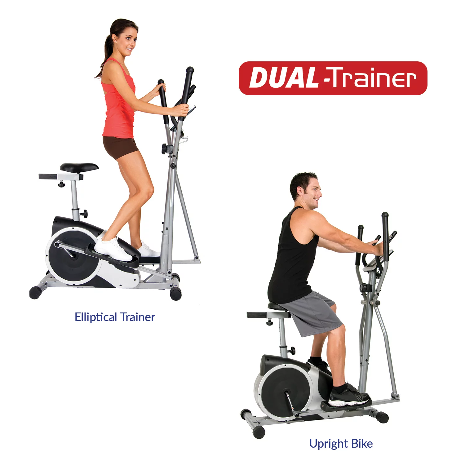 Body Champ BRM2720 Cardio Dual Trainer, 12.5
