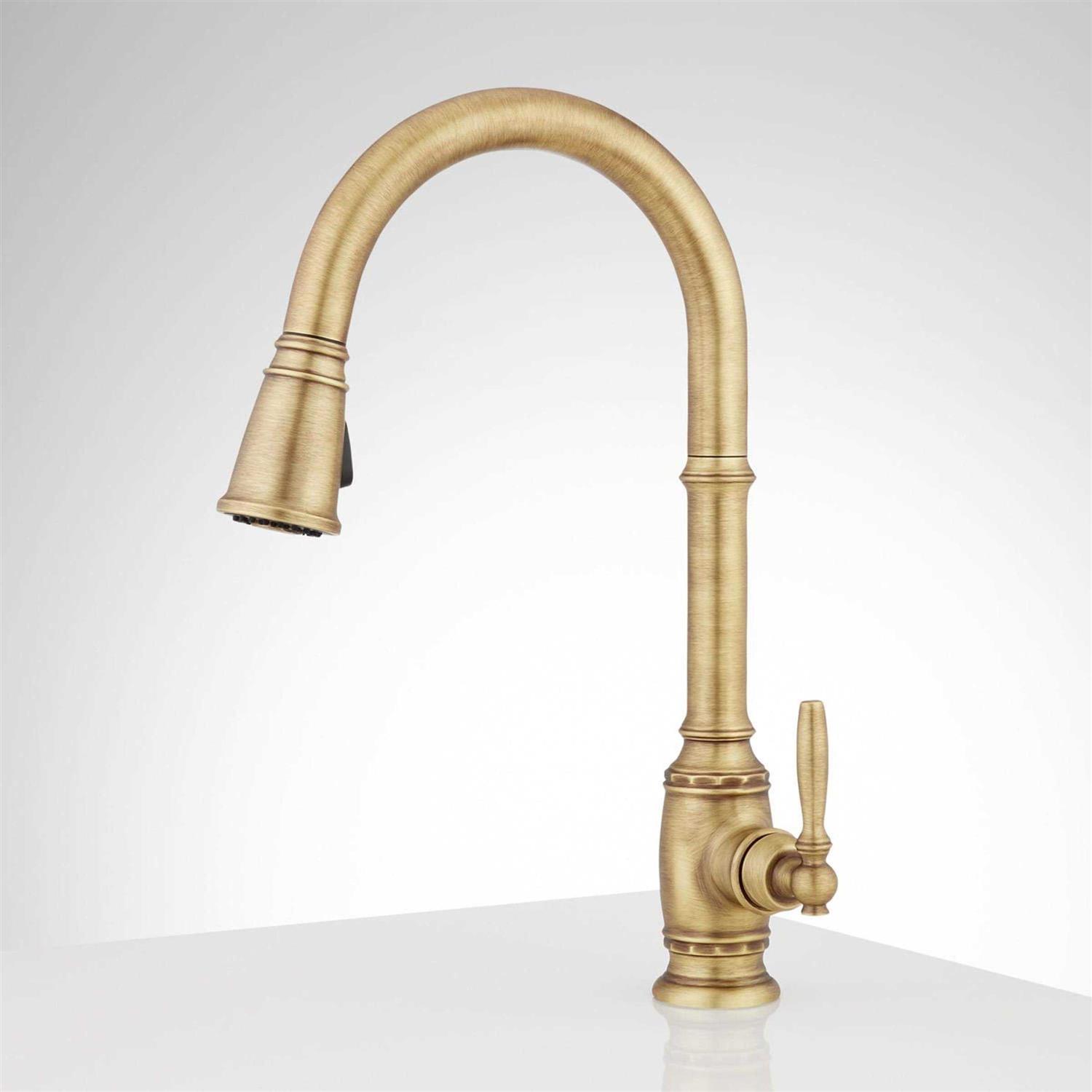Finnian Pull-Down Kitchen Faucet Signature Hardware - Cheap Fitting