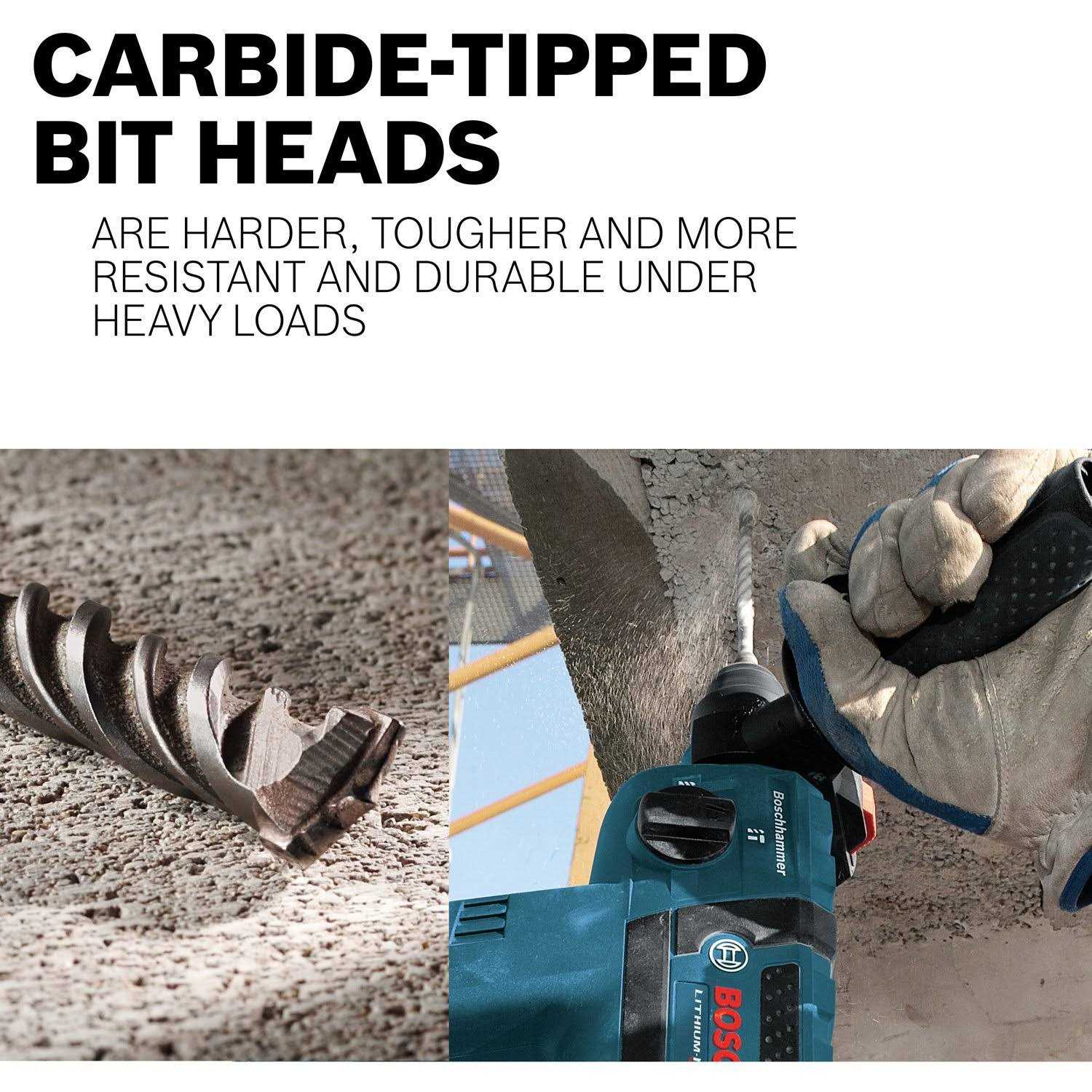 Bosch 7 Piece SDS-plus Rotary Hammer Drill Bit Set HCK001 - Cheap Fitting