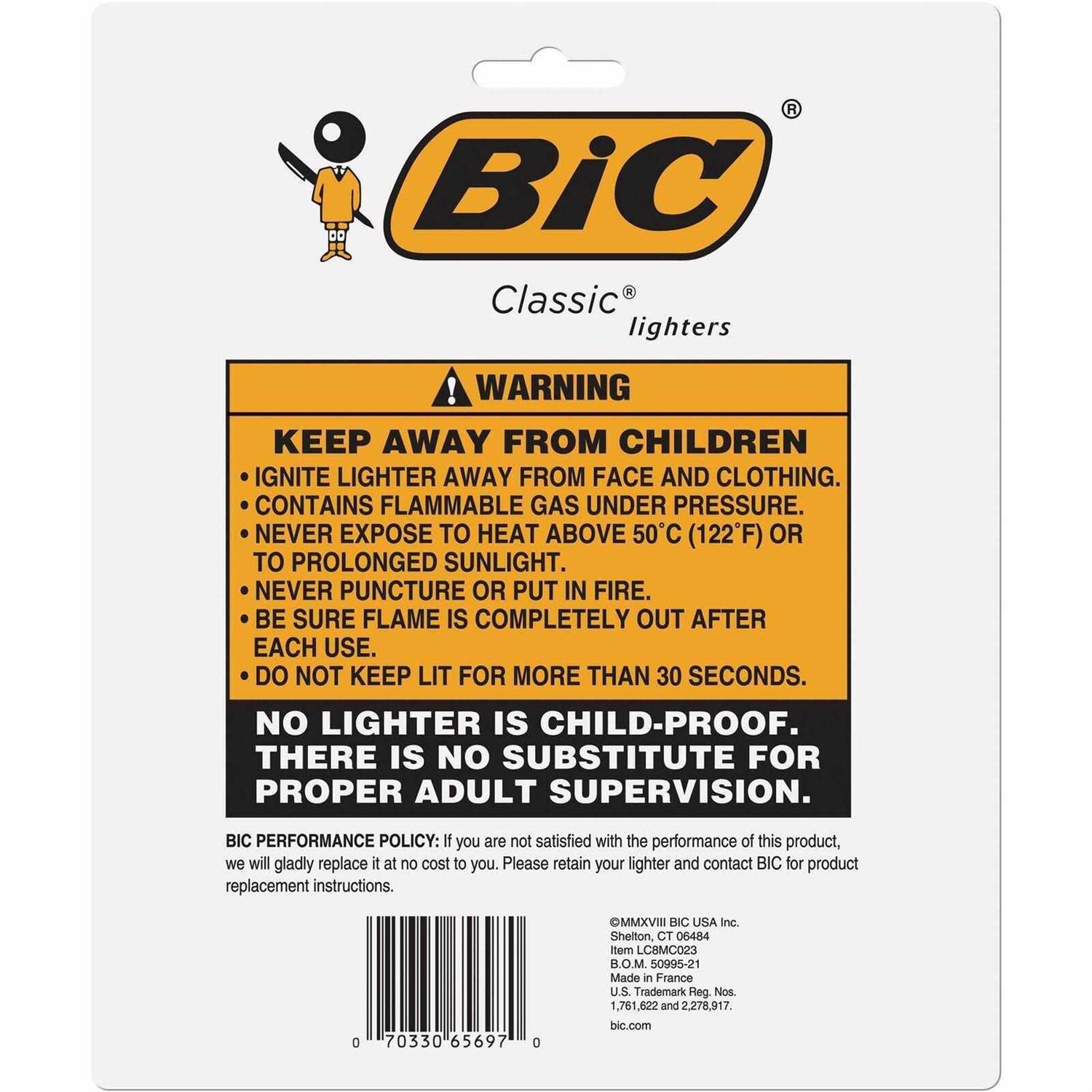Bic Classic Pocket Lighter - Cheap Fitting