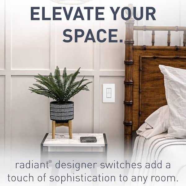 Pass & Seymour Radiant 3 Single-Pole Switch RCD113WCC6 - Cheap Fitting