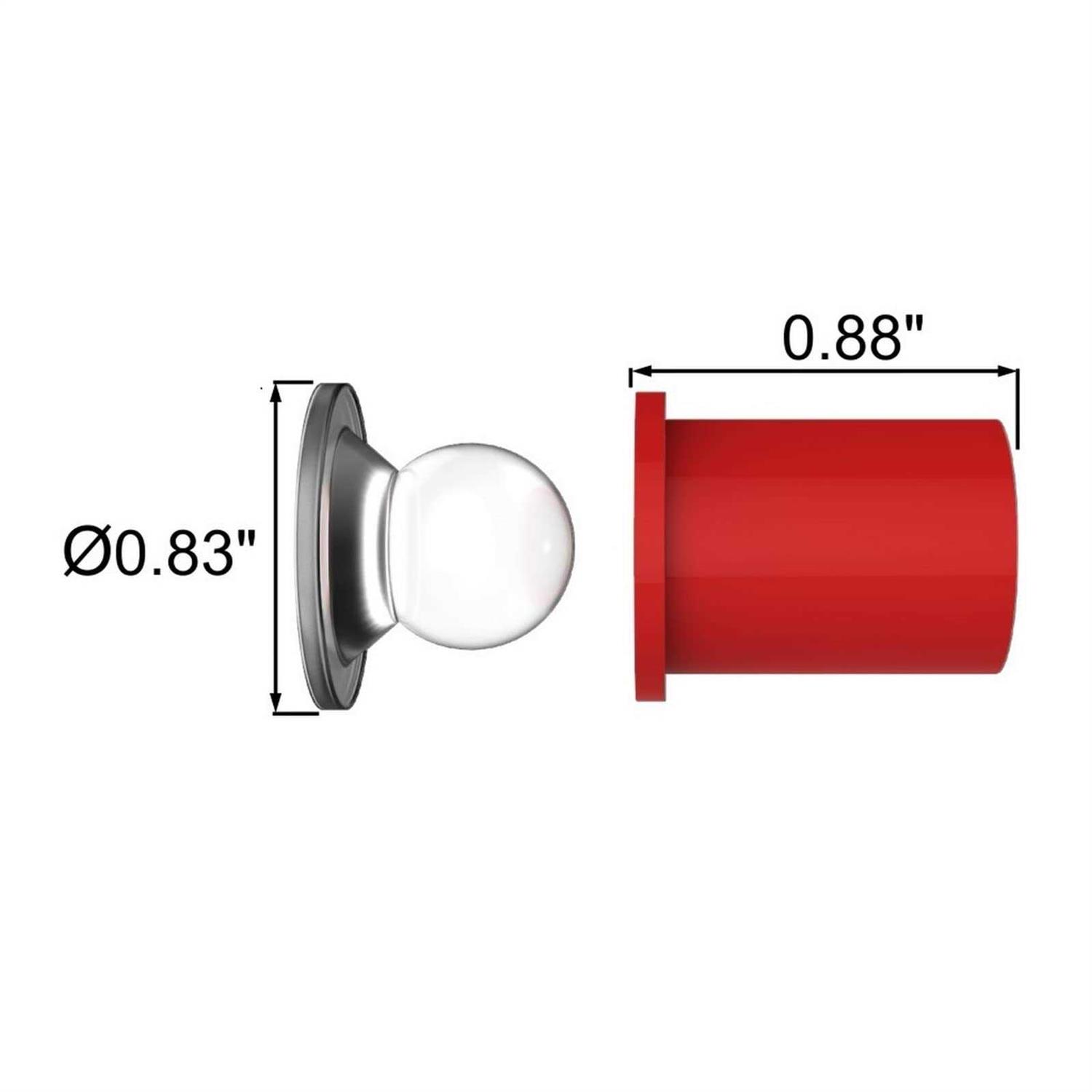 Snapfix Hidden Clip-in Acrylic Standoffs for Signs - Cheap Fitting