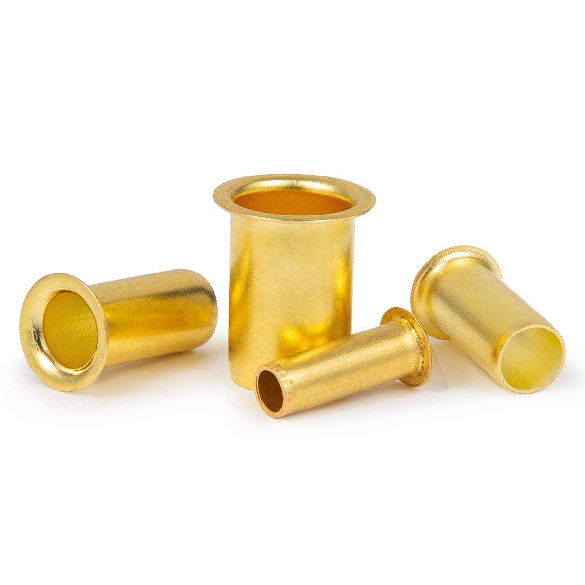 Breezliy 1/4 3/8 5/16 1/2 OD Brass Compression Insert,Sleeve Ferrule,Nut 200PCS - Cheap Fitting