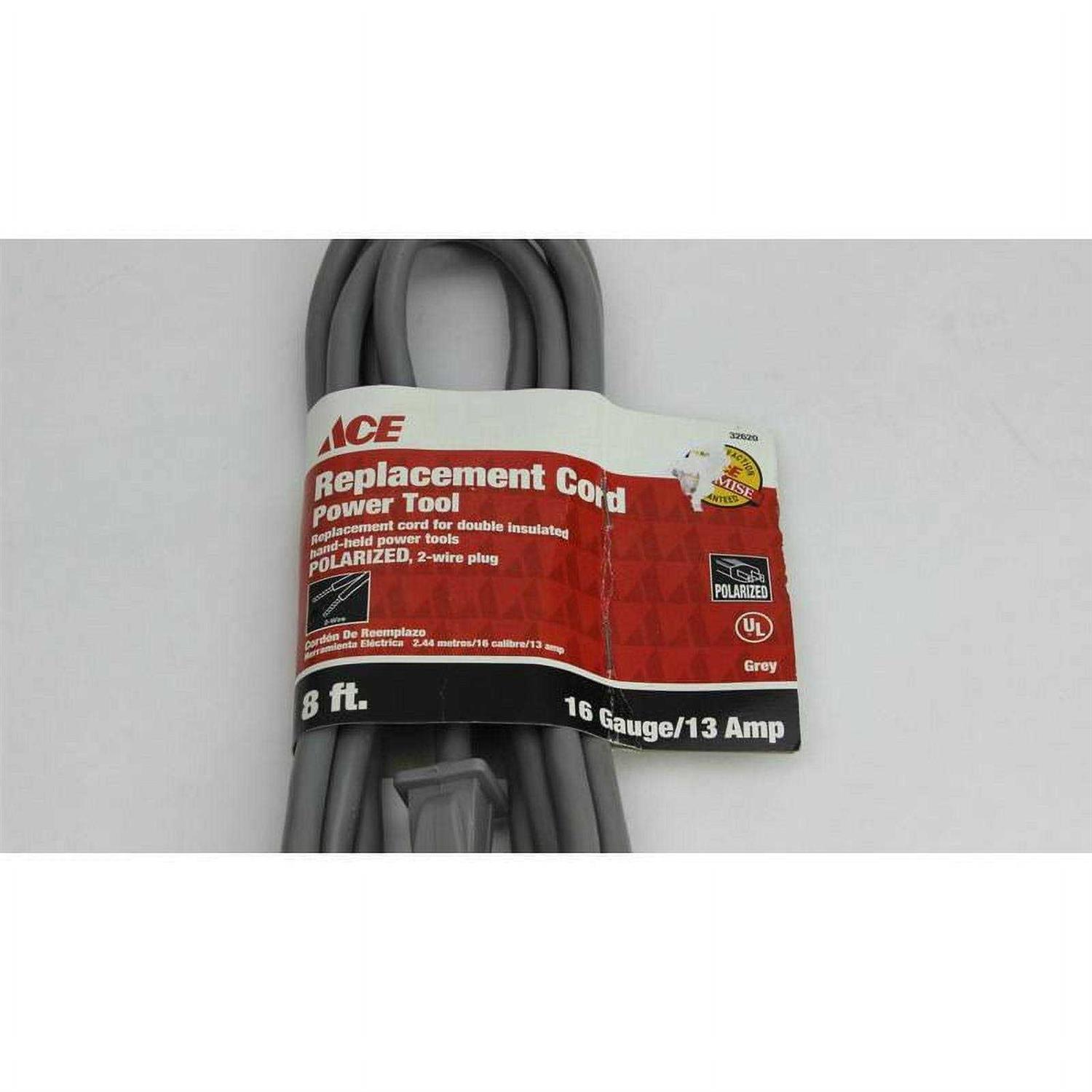 Ace 16/3 SJTW 125 v 8 ft. L Appliance Cord - Cheap Fitting