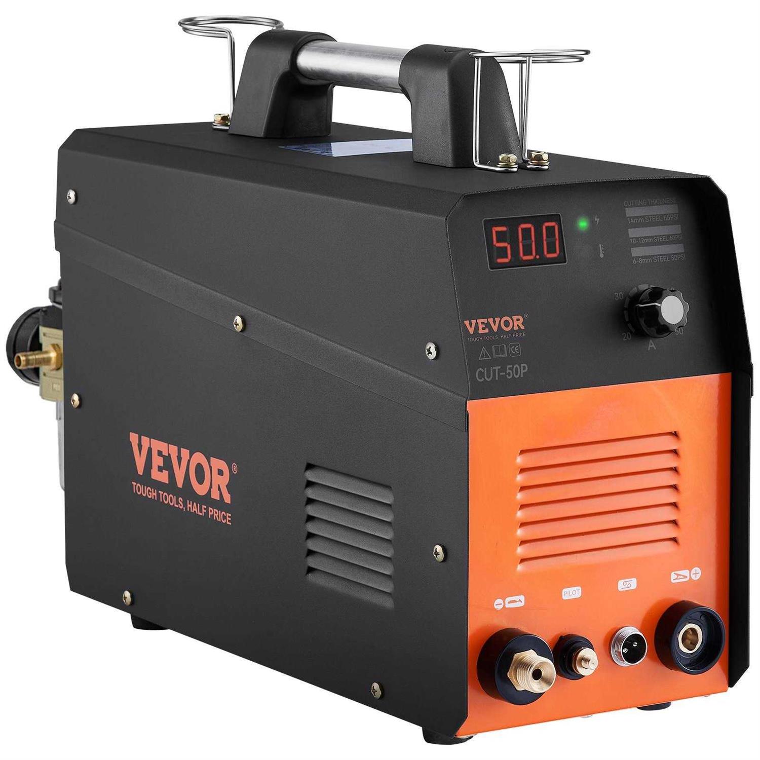 VEVOR Plasma Cutter 50Amp Non-Touch Pilot Arc Air Cutting Machine with Torch - Cheap Fitting