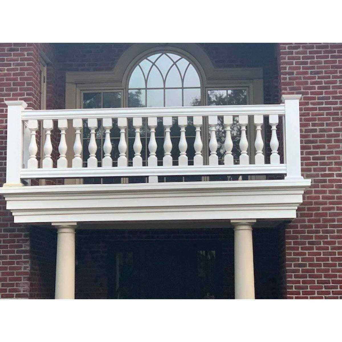 Ekena Millwork Peaked Newel Post Cap for 8 Newel Post NPC08X08P - Cheap Fitting