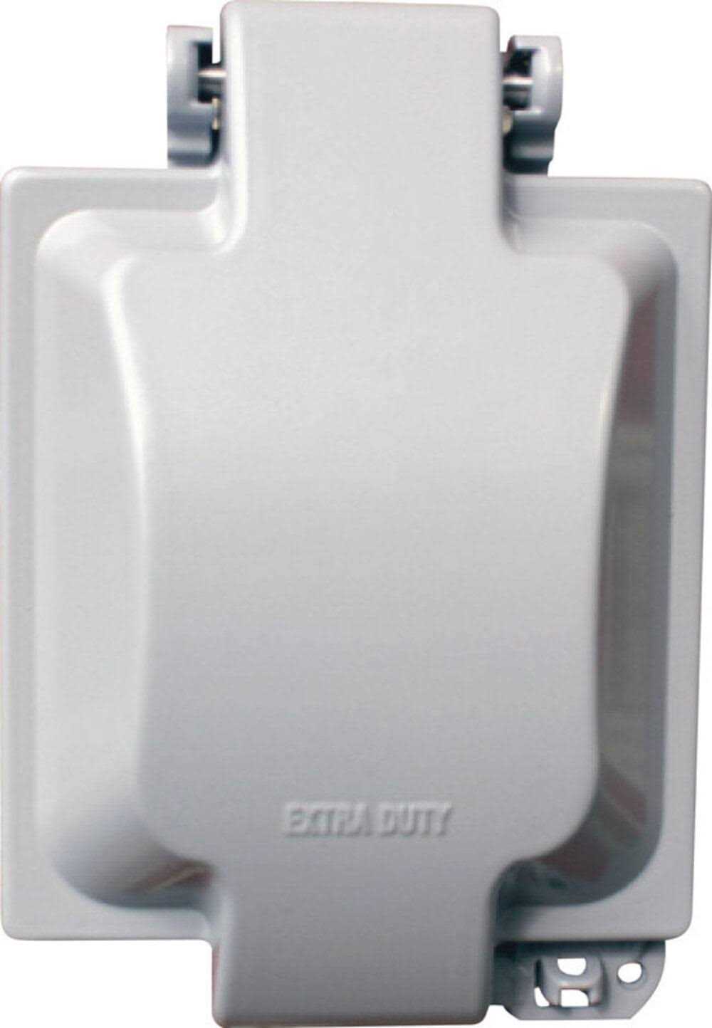 Sigma Engineered Solutions Rectangle Die-Cast Metal 2 gang Weatherproof Cover - Cheap Fitting