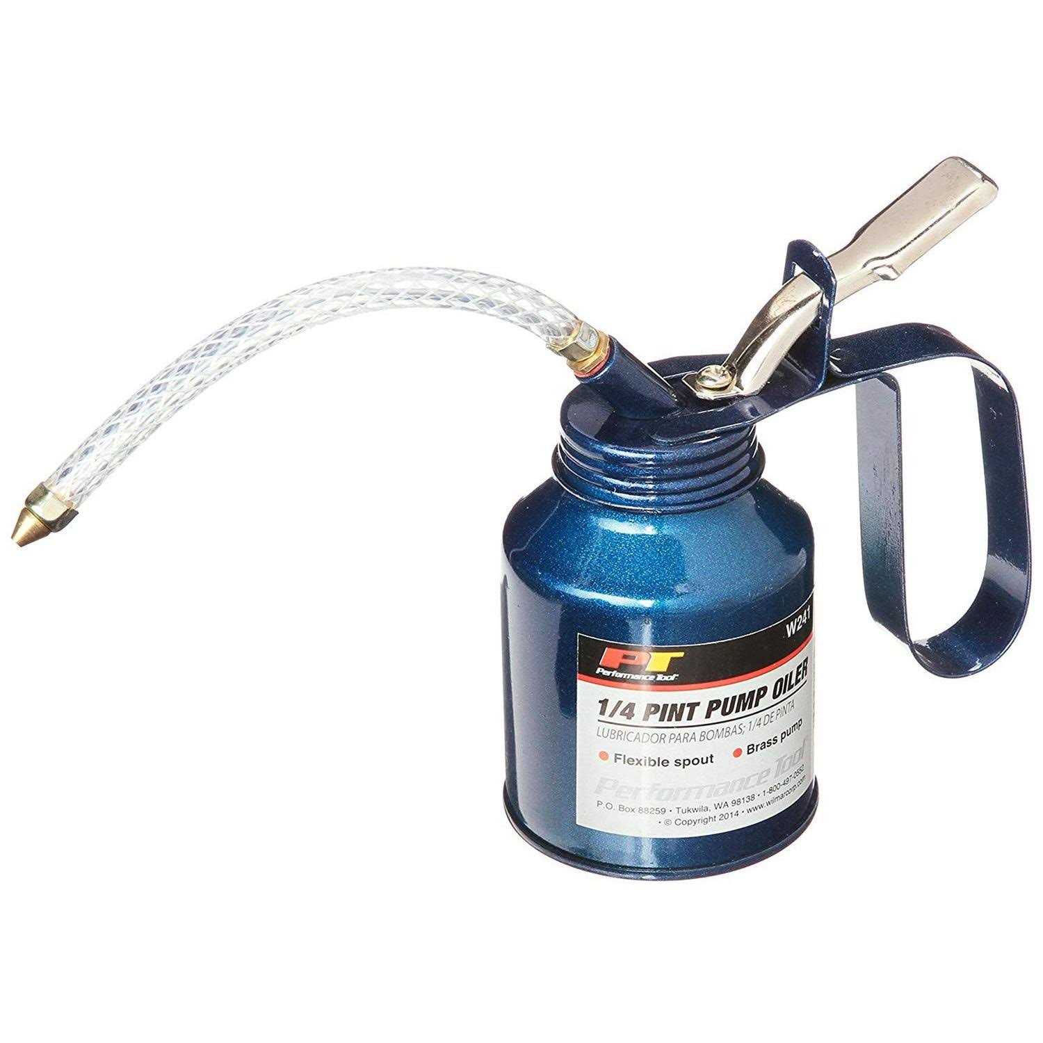 Performance Tool W241 1/4 Pint Pump Oiler - Cheap Fitting