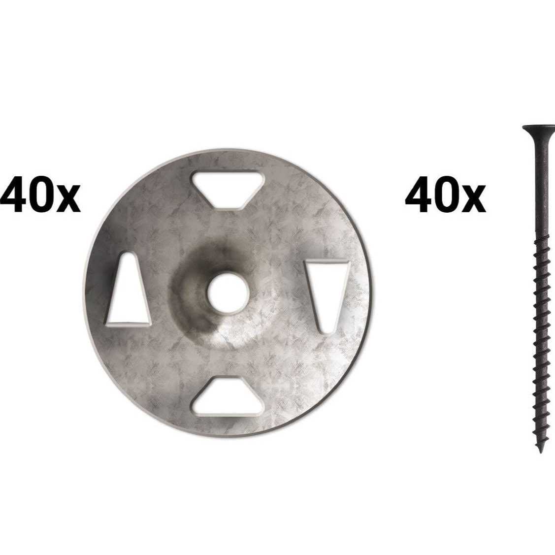 Schluter Kerdi-Board-ZT/ZS Washer and Screw Set - Cheap Fitting