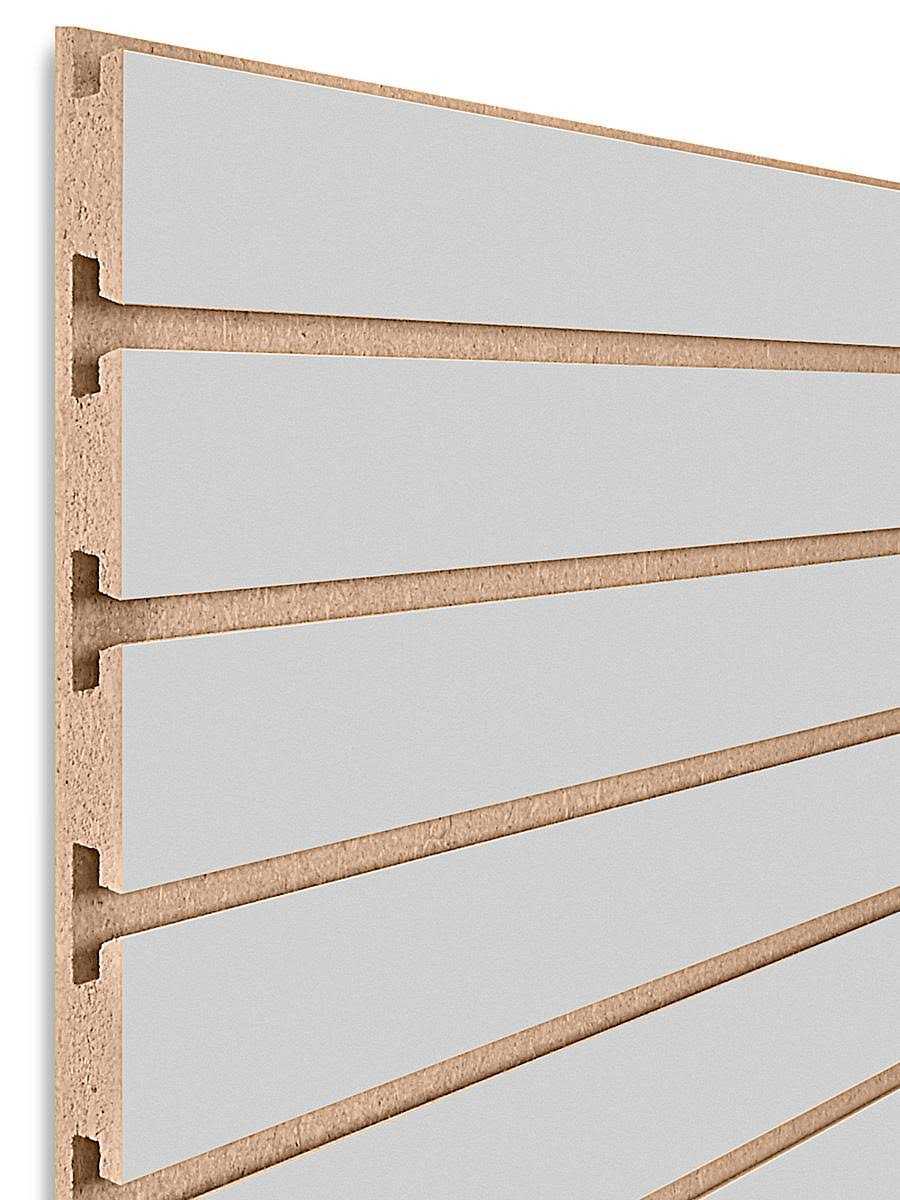 Anchor Core Slatwall Panels 4 x 8′ Melamine - Cheap Fitting