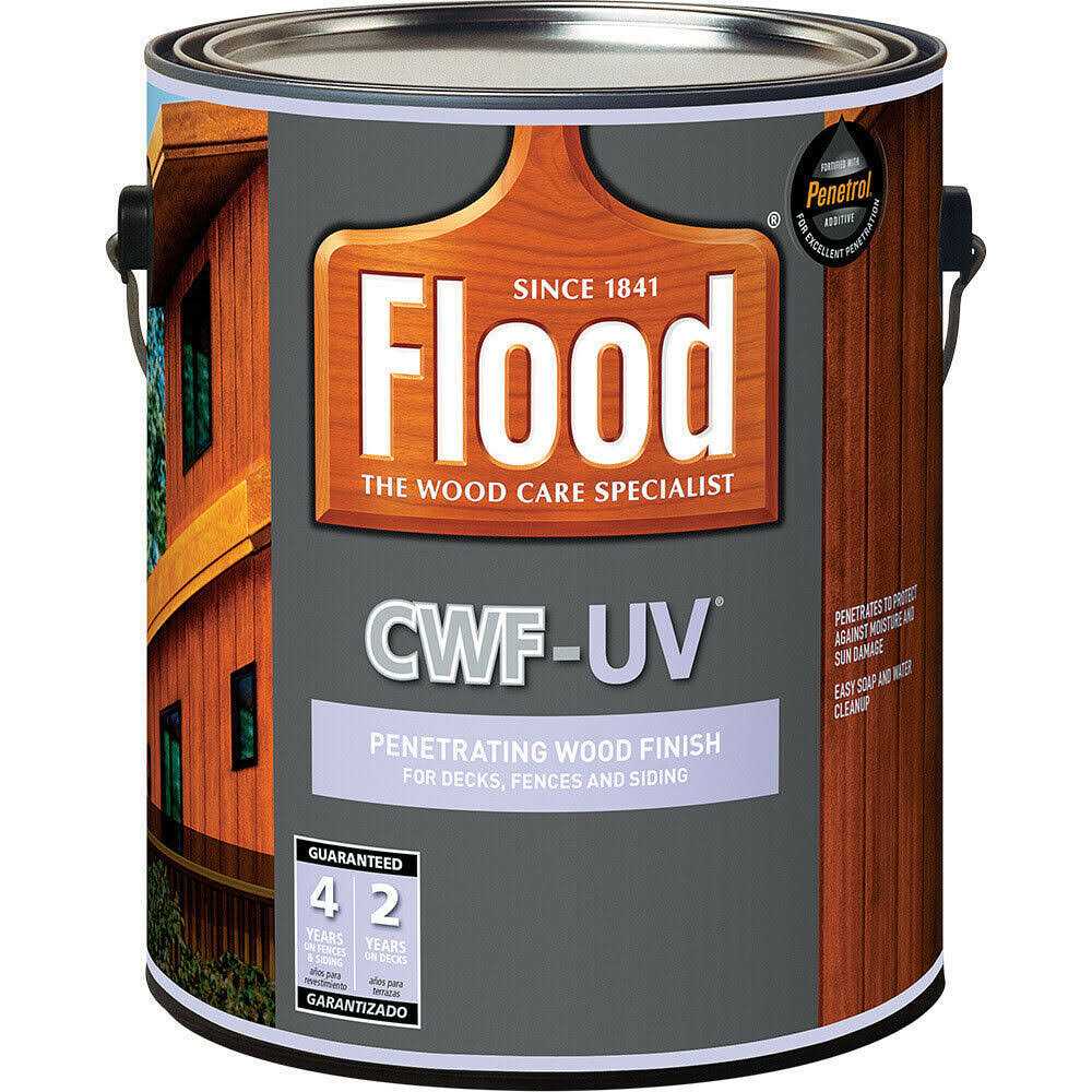 Flood Wood Stain CWF-UV Transparent Cedar Finish - Cheap Fitting