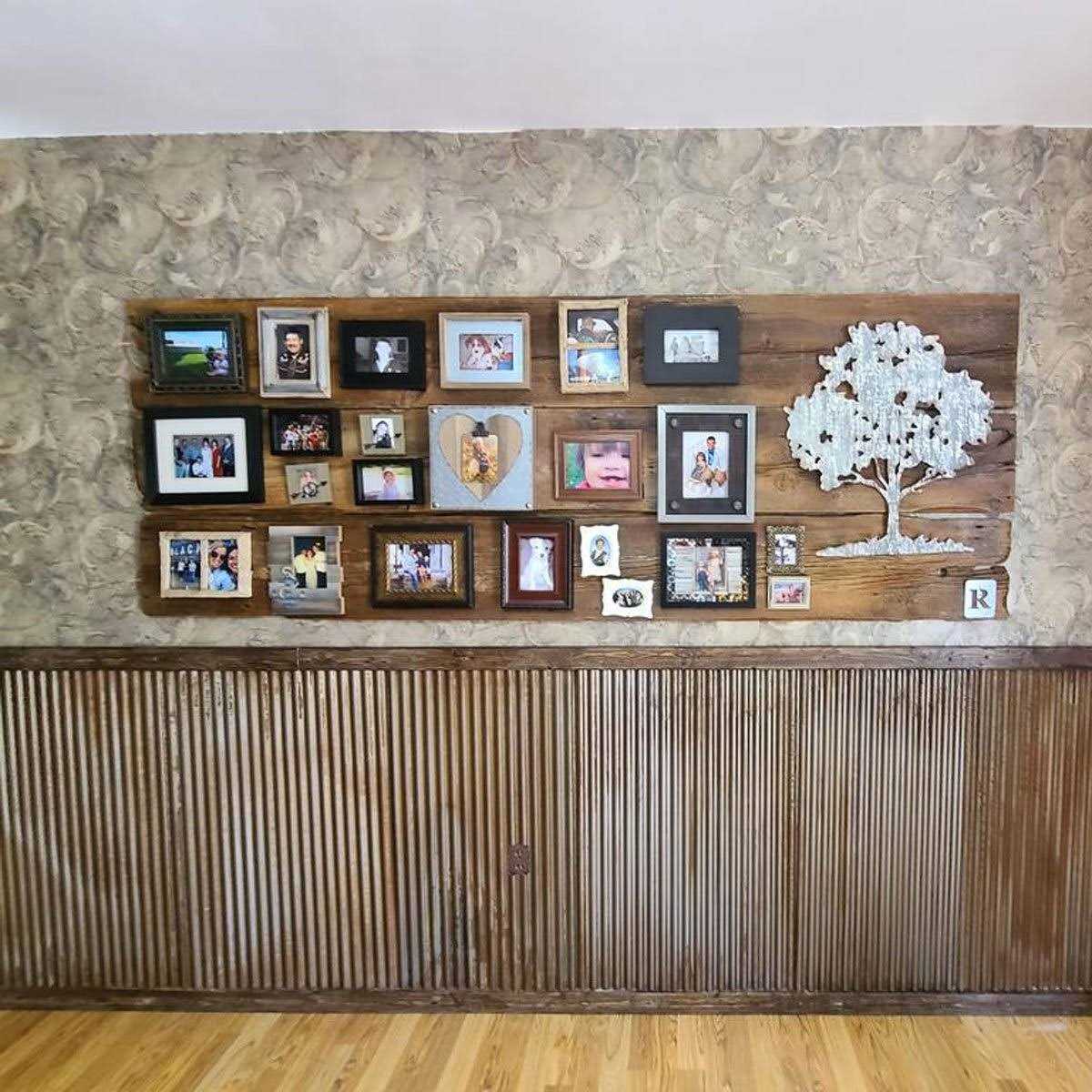 Dakota Tin 24W x 36H Colorado Corrugated Metal Wainscoting Panel - Cheap Fitting