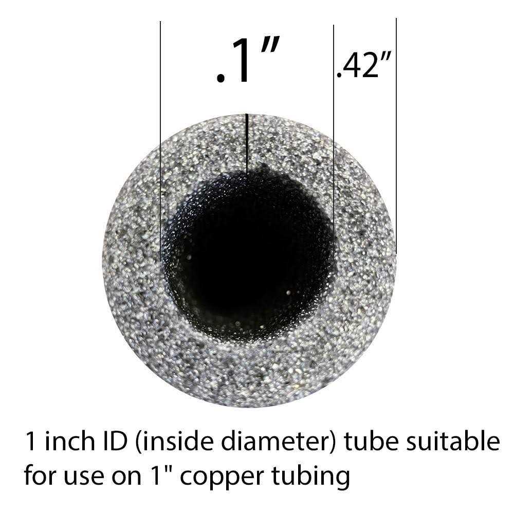 Foam King Brand Insulating Foam Pipe Covers by 3 feet - Cheap Fitting