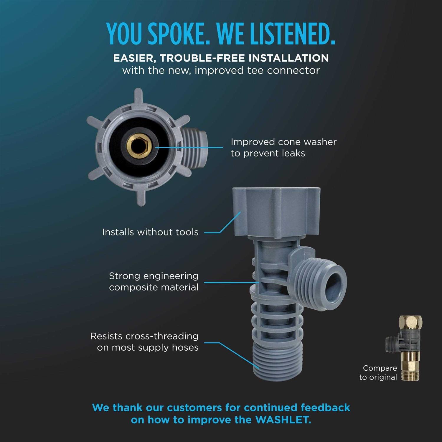 Toto THU6234 Washlet Tee Connector - Cheap Fitting