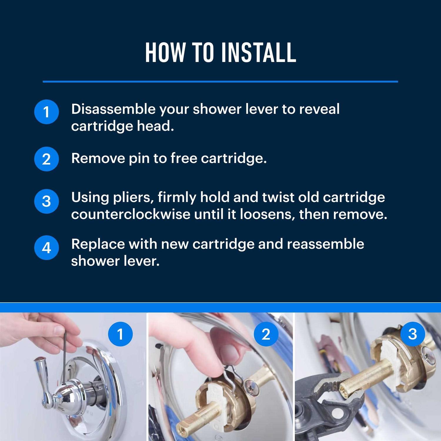 Essential Values Aftermarket Moen 1222 Replacement Shower Cartridge - Cheap Fitting