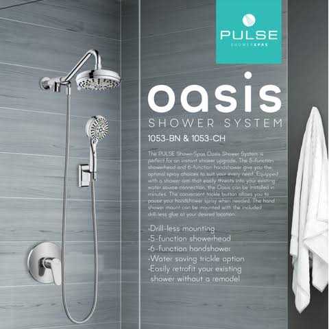 Pulse ShowerSpas Oasis Shower System - Cheap Fitting