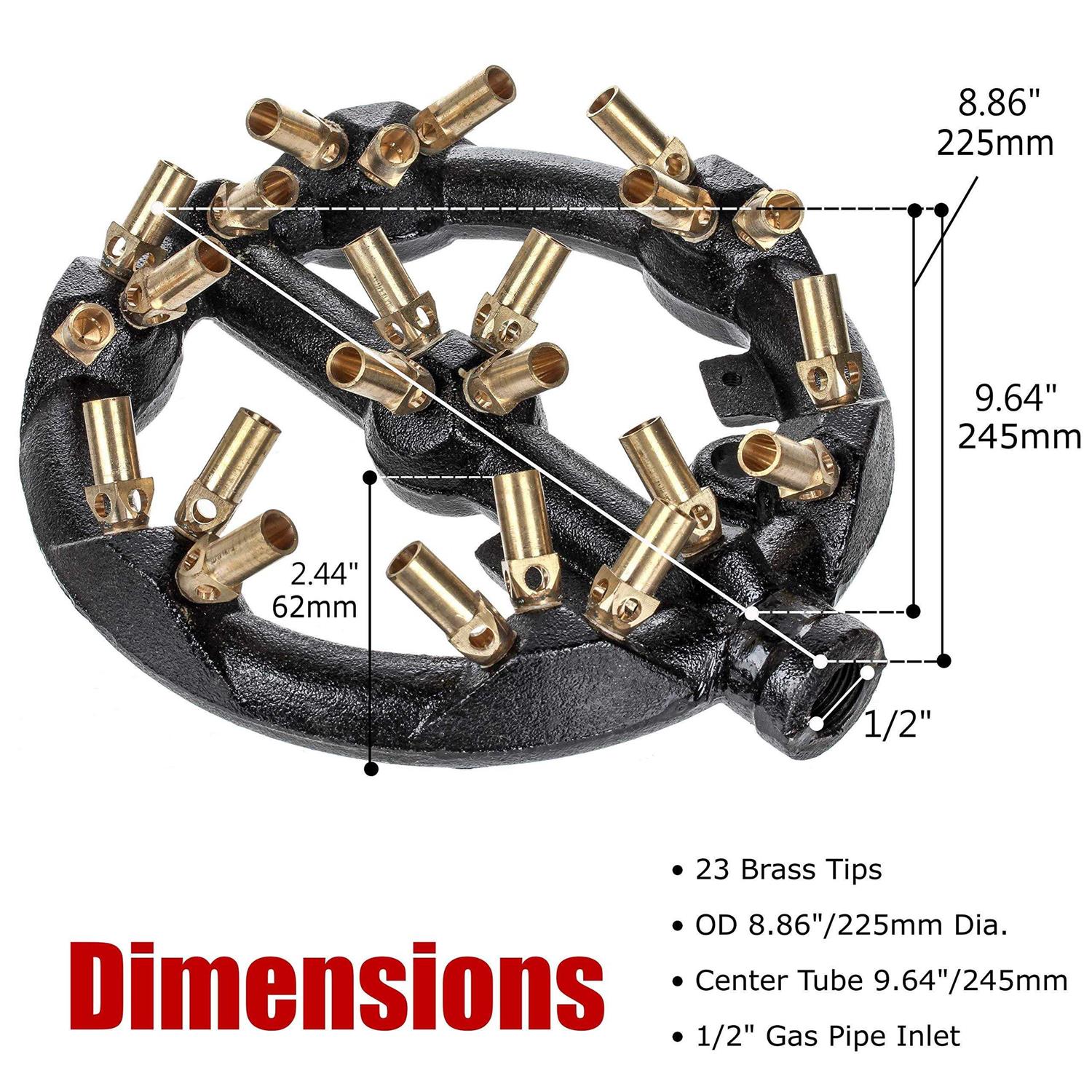 DuraSteel Natural Gas Jet Burner For Chinese Wok Range Grilling Stir Fry - Cheap Fitting