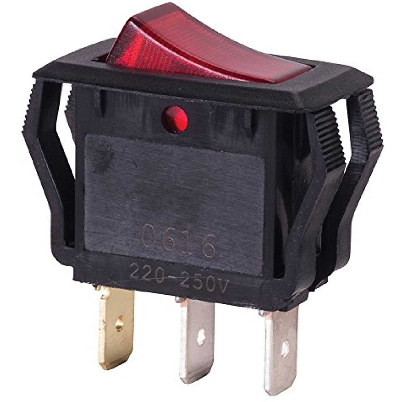 NSI 77150RQ Lighted Rocker Maintained On/Off SPST - Cheap Fitting