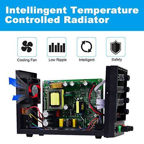 Wanptek Dc Power Supply Variable Adjustable Switching Regulated with Encoder Coarse & Fine Adjustments Knob - Cheap Fitting