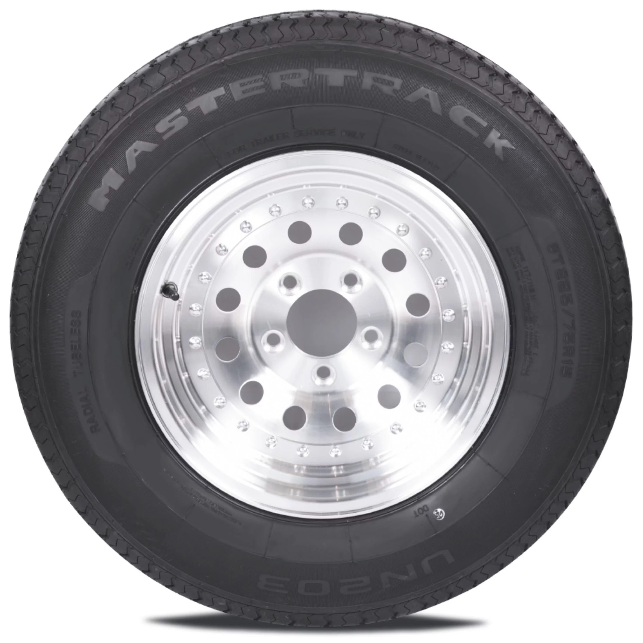 Mastertrack UN203 ST205/75R14 8 Ply 105M Load Range D Radial Trailer Tire - ST 205/75/14 205/75R14 (Tire Only) - Cheap Fitting