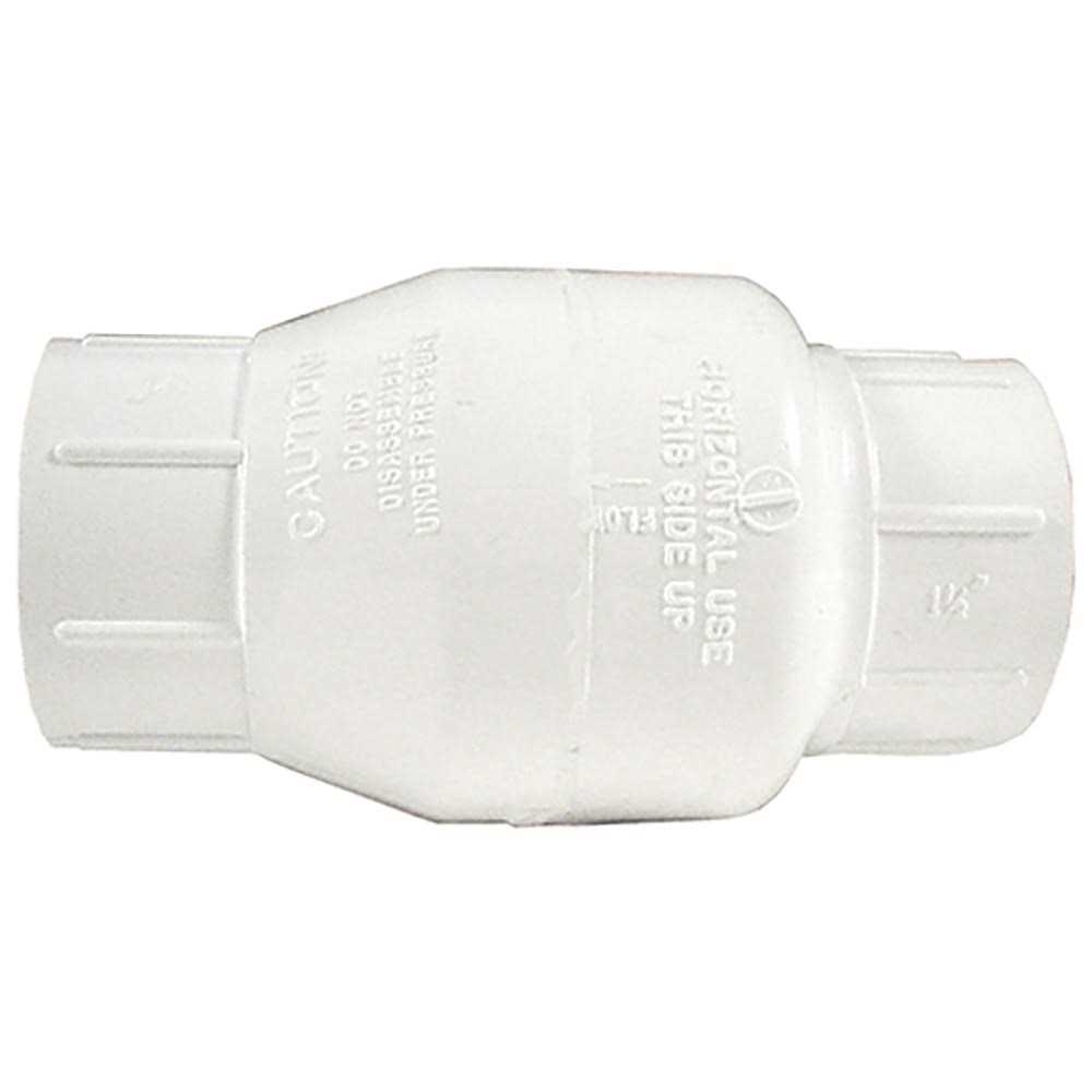Jones Stephens B04150 1-1/2 PVC Backwater Valve - Cheap Fitting