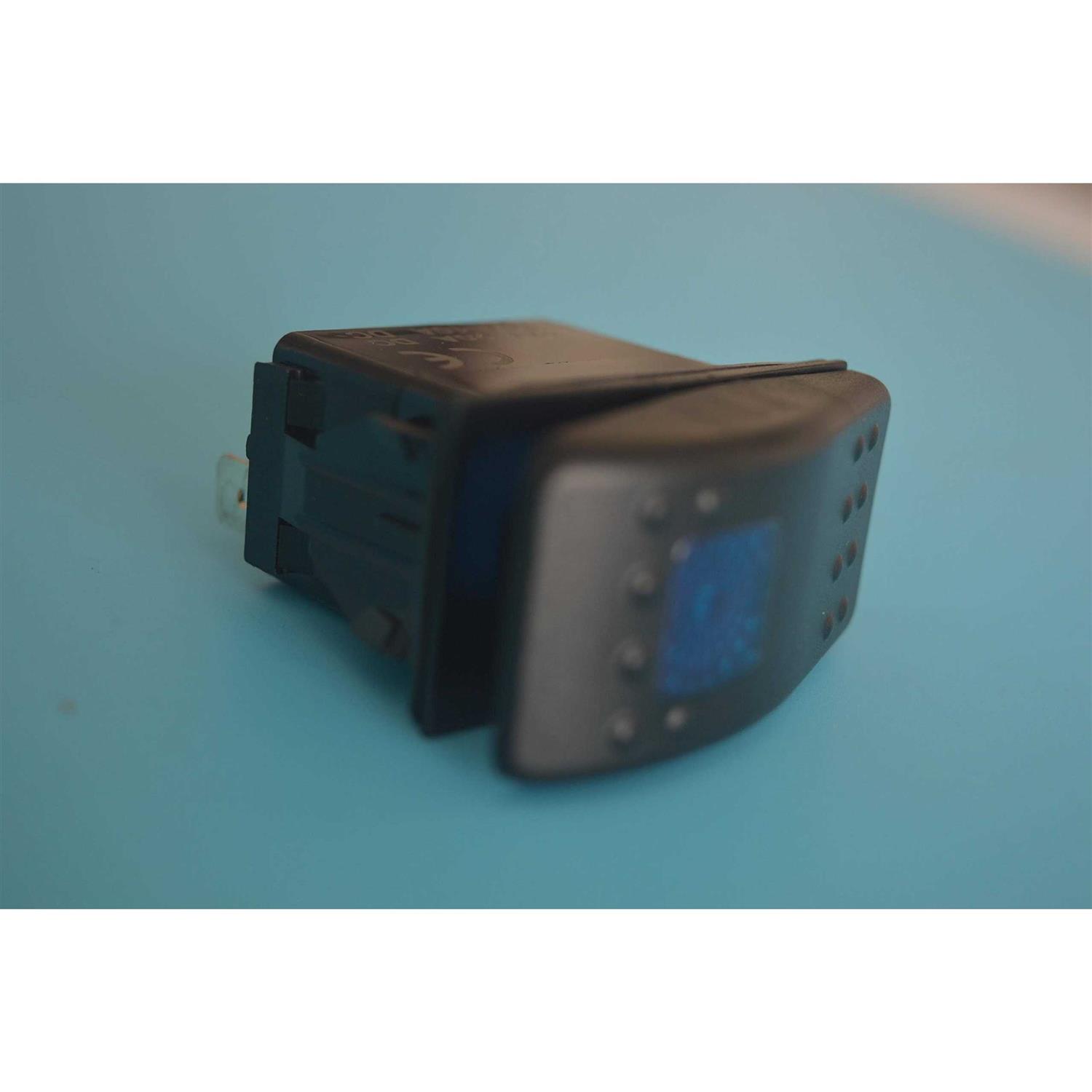 Amarine Made 12v 20 Amp Waterproof LED On/Off Boat Marine SPST 3P Rocker Switch with Light - Cheap Fitting