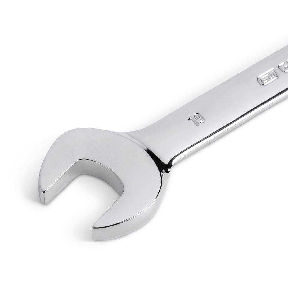 GEARWRENCH 90-Tooth SAE Ratcheting Flex-Head Combination Wrench Set with Tray - Cheap Fitting