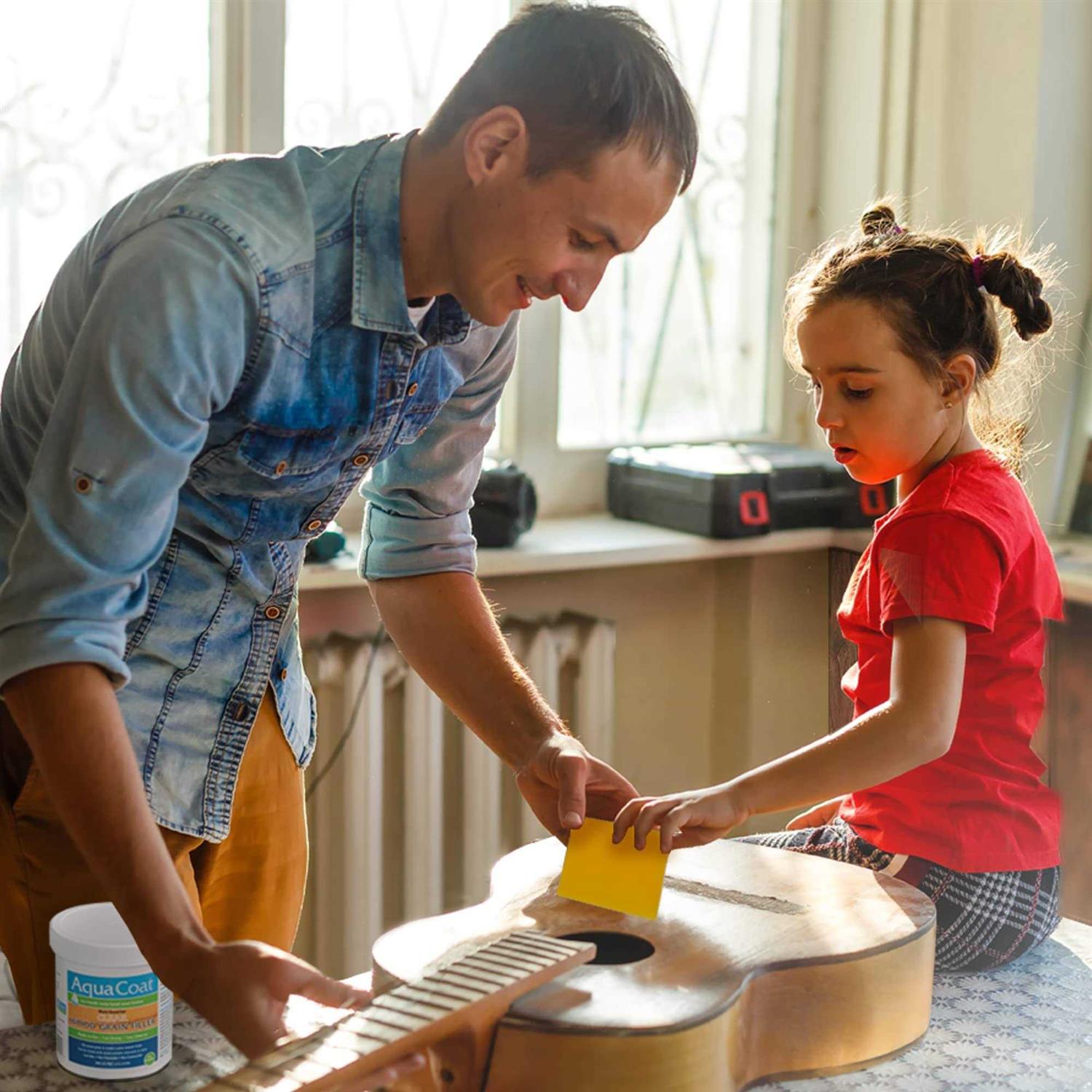 Aqua Coat Water Based Clear Wood Grain Filler Gel - Cheap Fitting