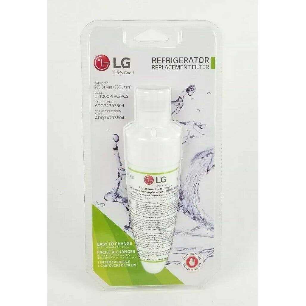 LG Refrigerator Water Filter LT1000PC - Cheap Fitting