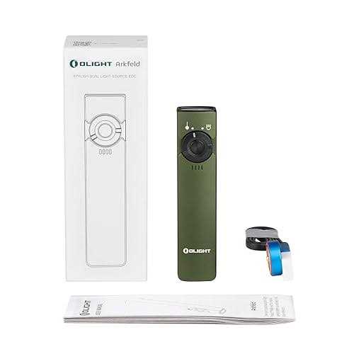Olight Arkfeld Neutral White 1000 Lumens Dual Light EDC Flashlight with USB Charging Cable - Cheap Fitting