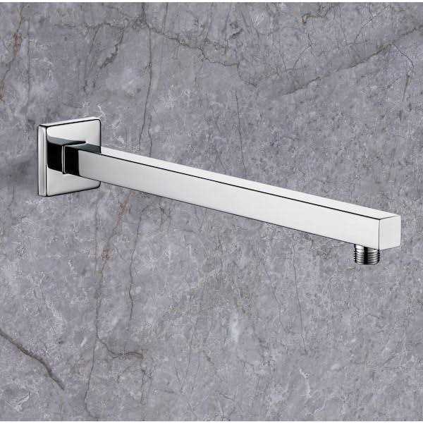 RAINLEX Square Wall Mount Shower Arm and Flange - Cheap Fitting