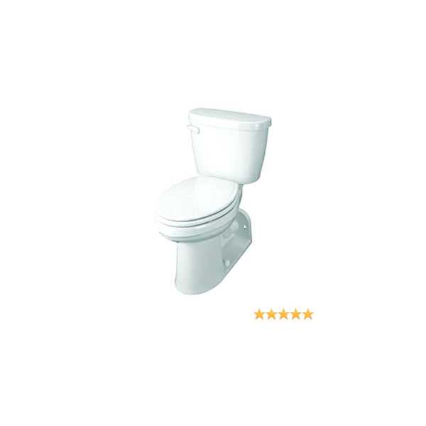 Gerber G0020022 Maxwell 2 Piece Compact Elongated Toilet - Cheap Fitting