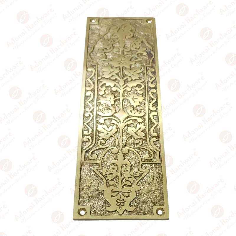 Adonai Hardware Decorative Brass Push Plate - Cheap Fitting