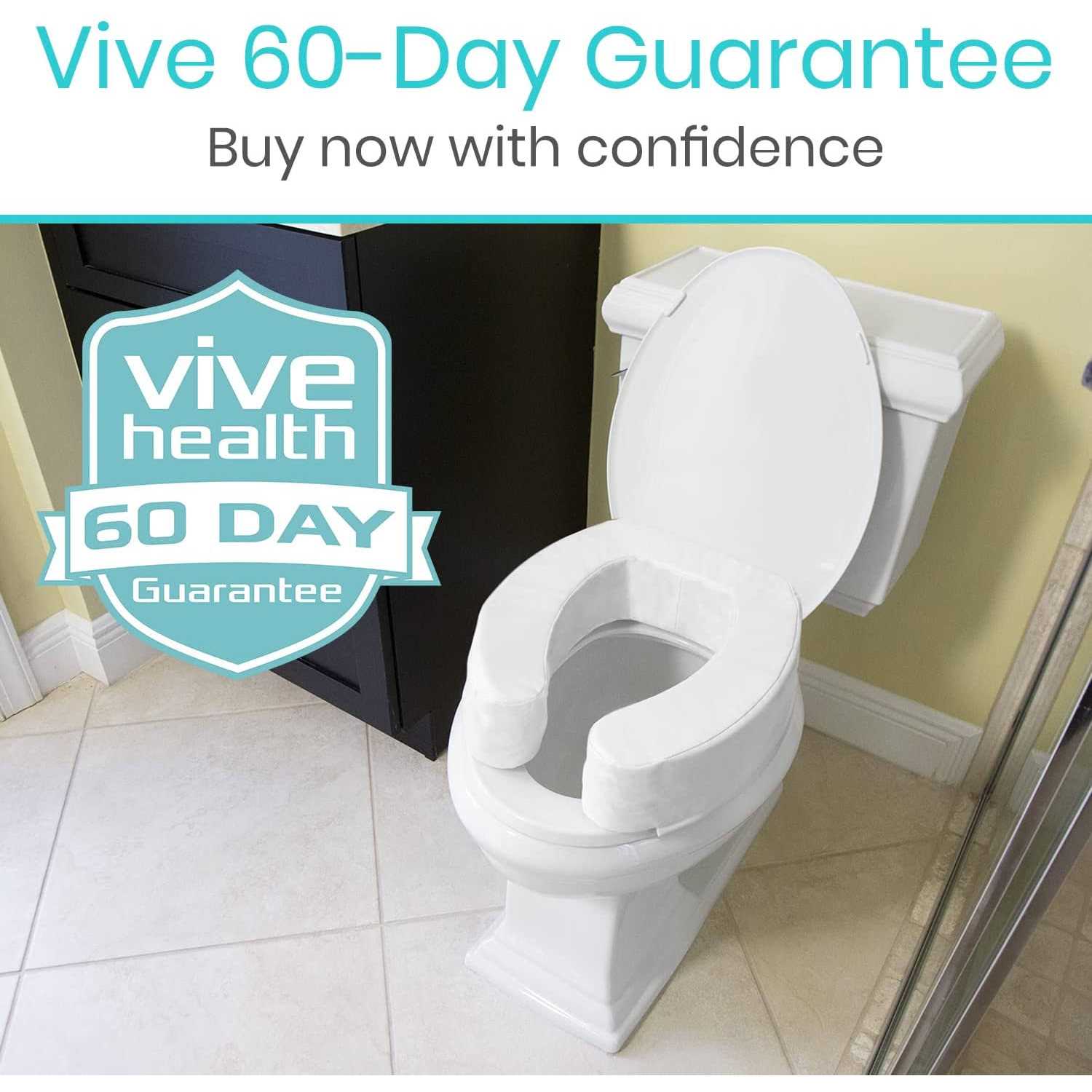 Vive Health Toilet Seat Cushion - Cheap Fitting