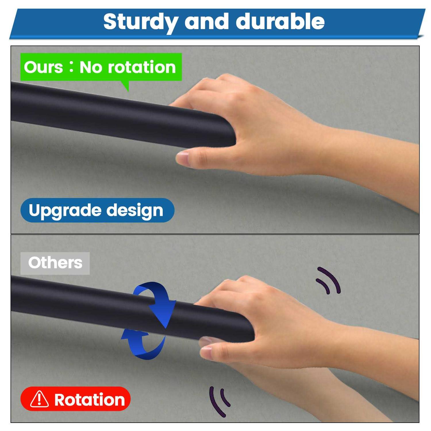 Muzata 6.6Ft LED Pipe Handrail HW21 BBG - Cheap Fitting