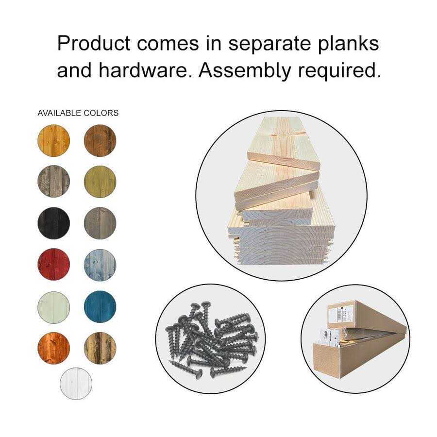 Calhome K Series Stained Wood Sliding Barn Door with Hardware Kit - Cheap Fitting