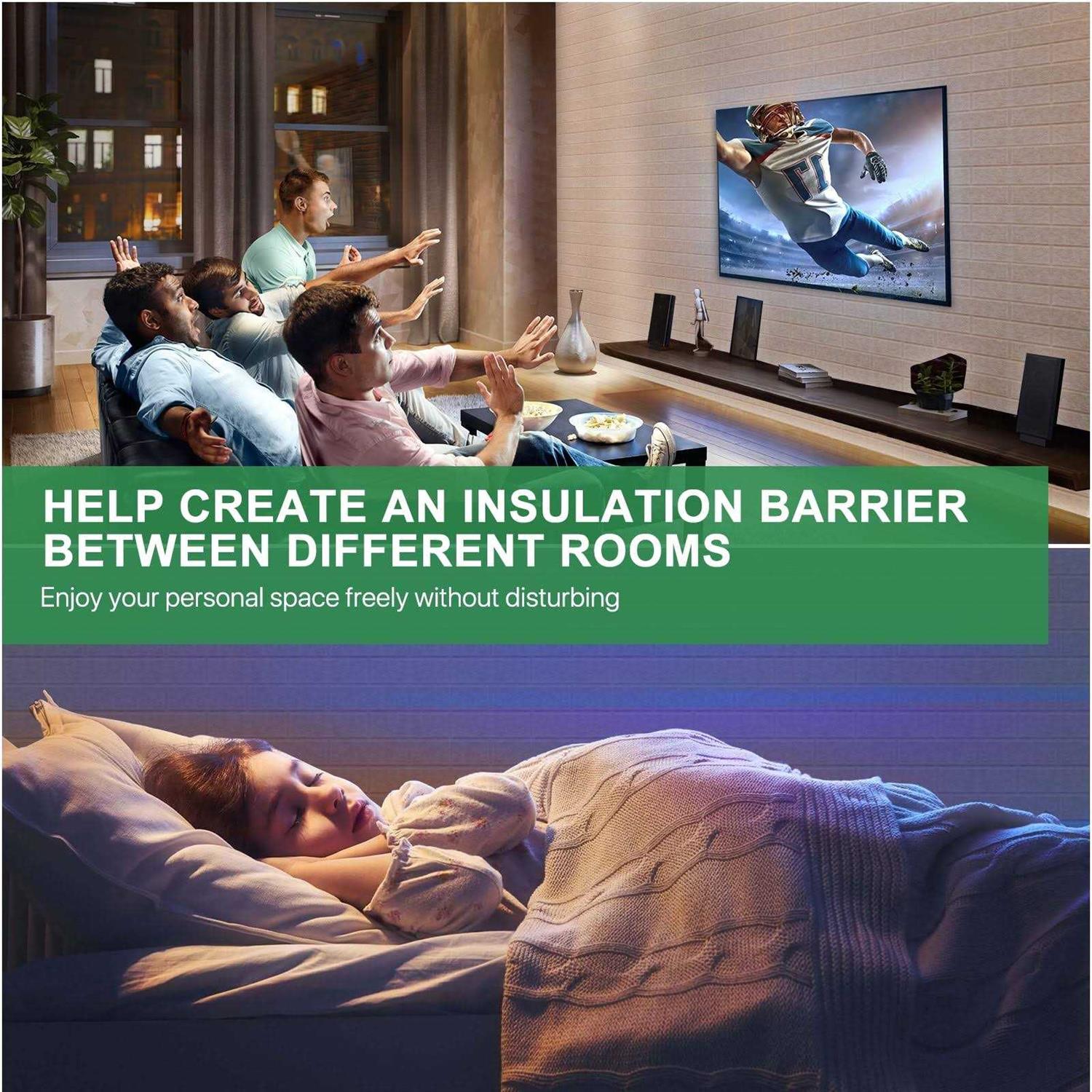 Soundproof Wall Panels Kuchoow Sound Panels 12 Pack High Density Acoustic Panels Sound Absorbing Self-Adhesive - Cheap Fitting