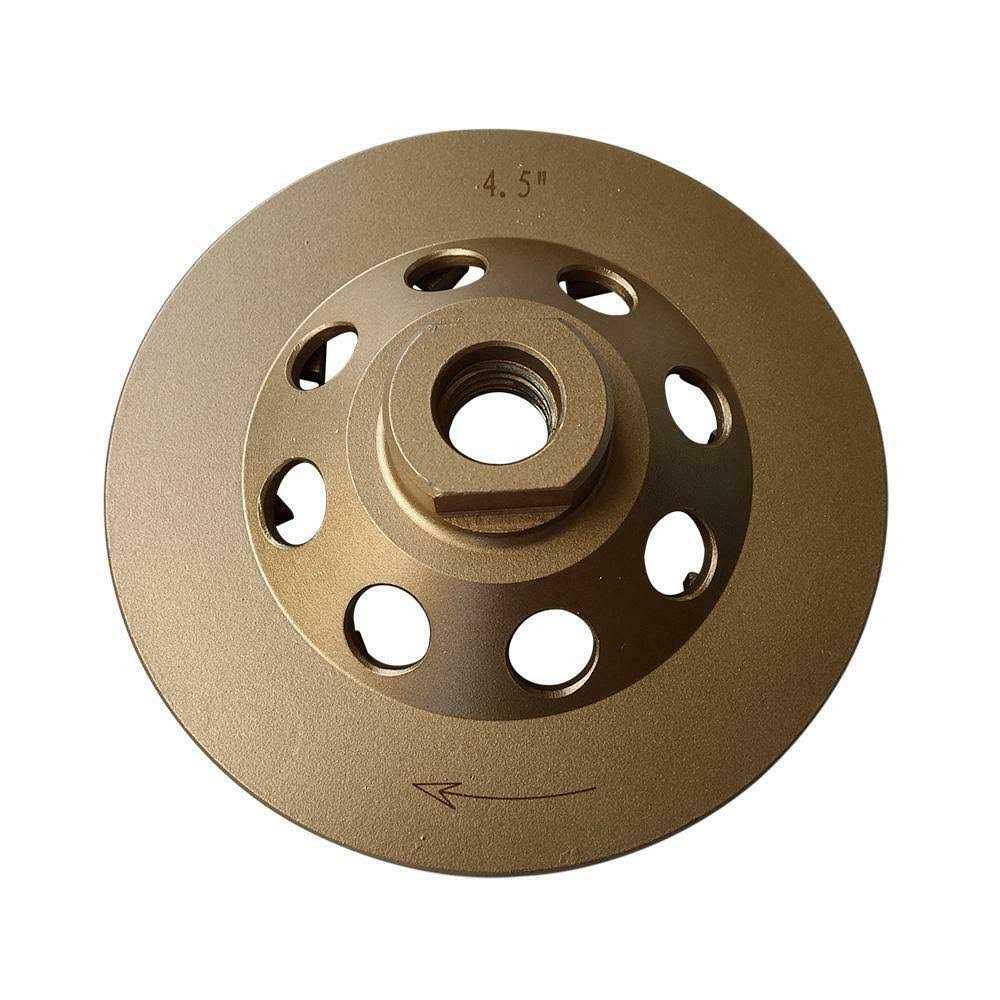 EDiamondTools 4.5 in. Diamond Grinding Wheel for Concrete and Masonry - Cheap Fitting