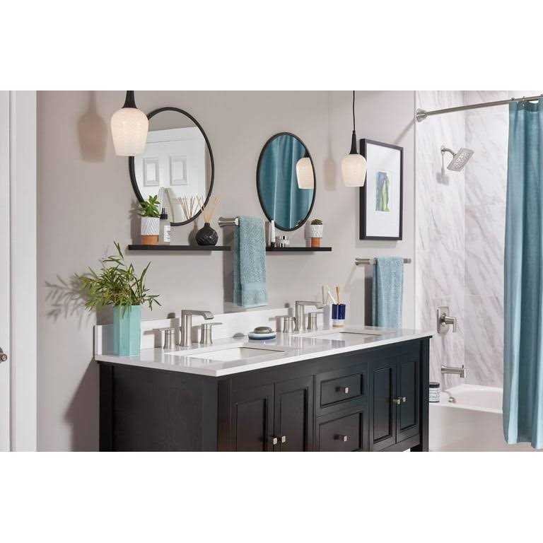 Moen 84763 Genta 8 in. Widespread 2-Handle Bathroom Faucet - Cheap Fitting