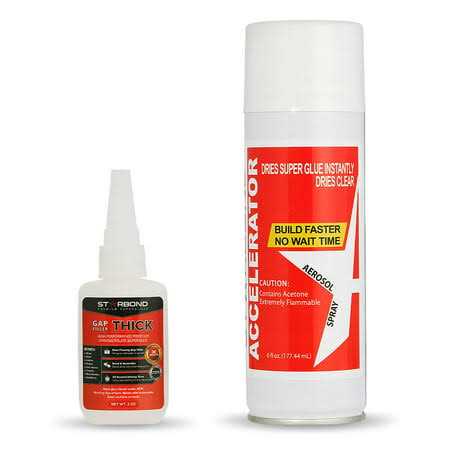 Starbond 2 oz. Thick CA Glue with 6 oz Activator Bundle - Cheap Fitting